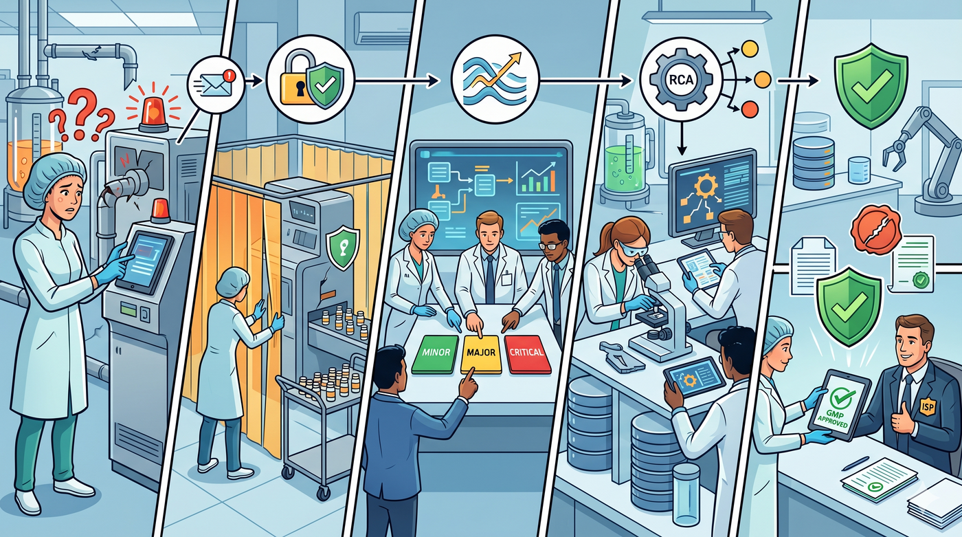 Gestione Deviazioni GMP: Processo Audit-Proof (EU GMP/FDA)