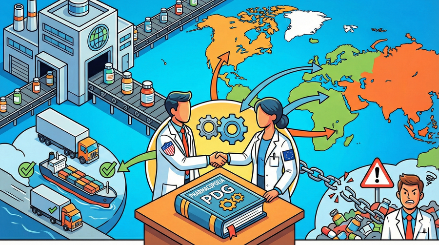 Conformità multi-compendiale USP vs Ph. Eur.: guida pratica QA/QC