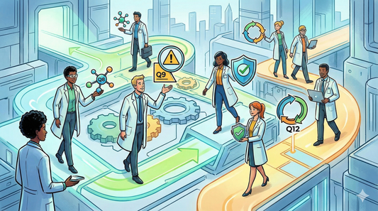 ICH Q8-Q9-Q10-Q12: guida operativa passo-passo