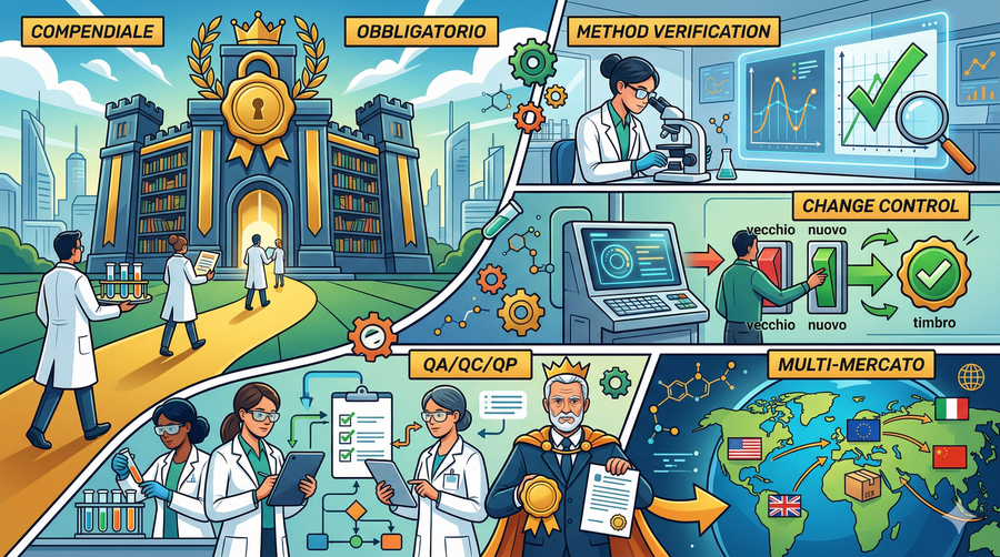 Metodi compendiali: obblighi e verification GMP