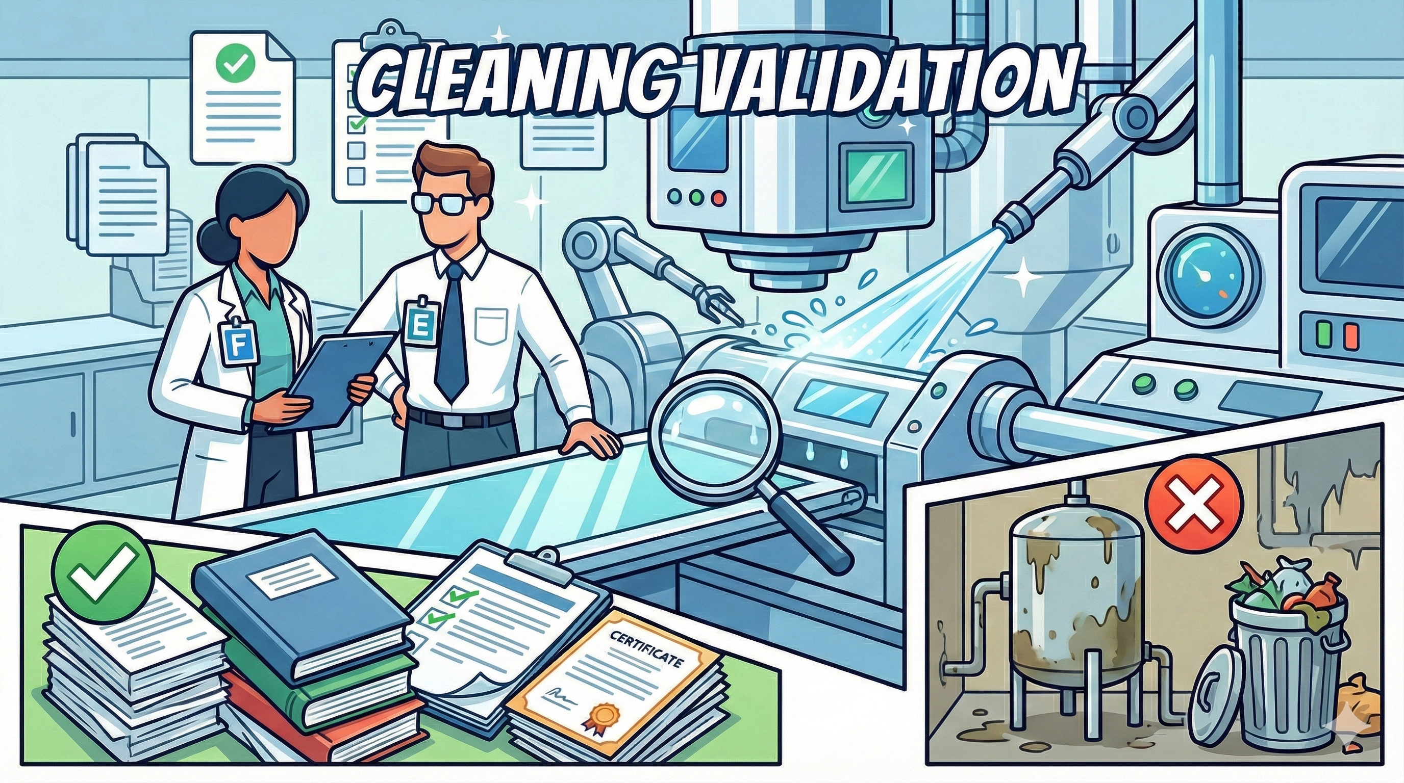 Cleaning Validation GMP: What Inspectors Look For – GuideGxP