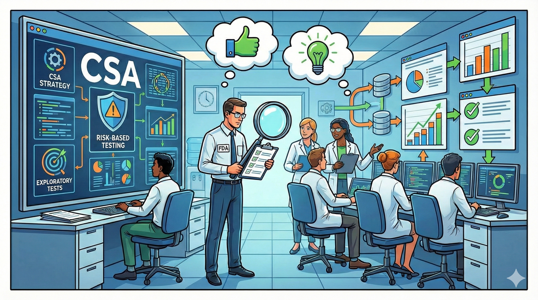 Ispezioni FDA e CSA: Come Dimostrare la Compliance Senza Documenti Superflui.