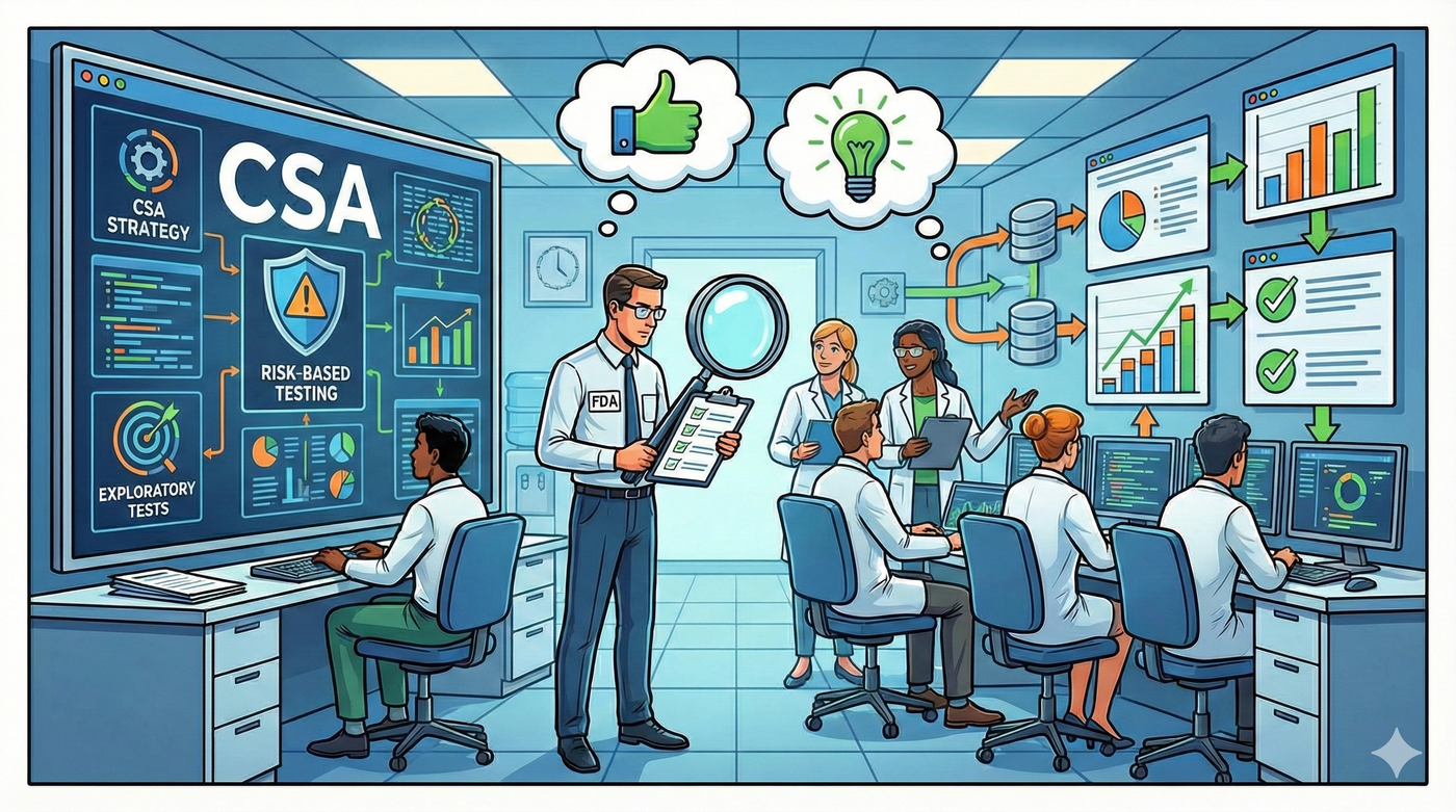 Ispezioni FDA e CSA: Come Dimostrare la Compliance Senza Documenti Superflui.