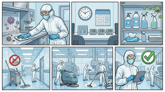 Pulizia e Sanitizzazione in Cleanroom: programma ISO 14644-5:2025 (anti-finding)