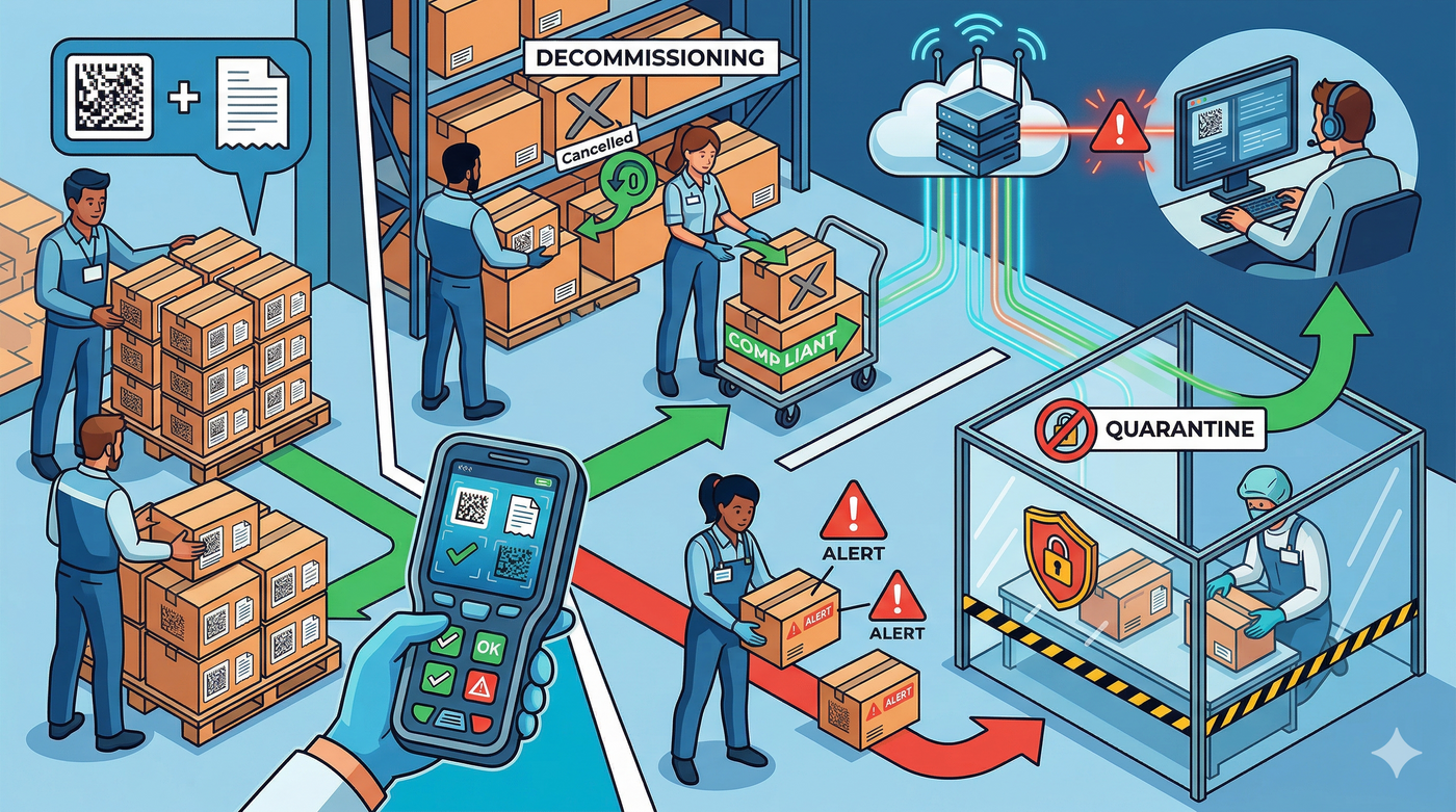 Serializzazione FMD per grossisti: alert NMVS e decommissioning