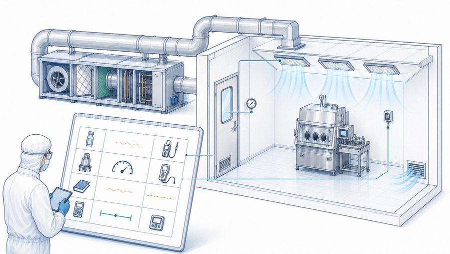 URS per Cleanroom e Sistemi HVAC: requisiti, struttura e checklist