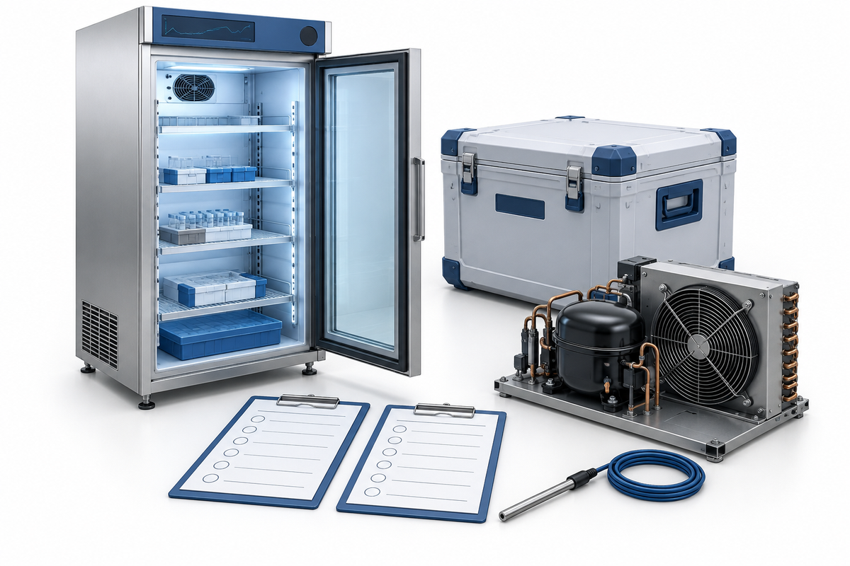 Apparecchiature Cold Chain, ricambi e schede per la valutazione dei fornitori