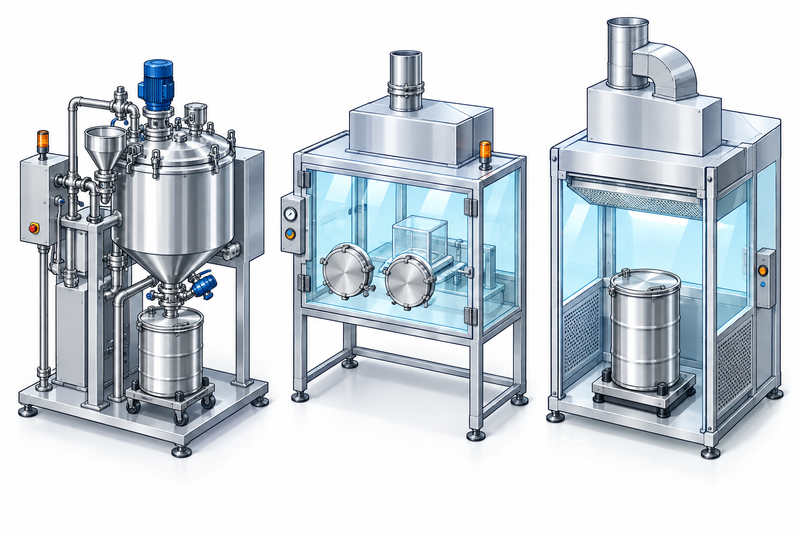 Selecting Containment Technology for Potent Powders: Isolators, Downflow Booths and Closed Process Equipment