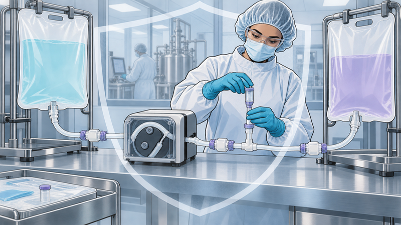 Intégrer les systèmes à usage unique en fabrication BPF : procédés fermés, transferts et maîtrise de la contamination