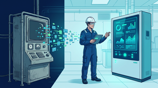 Illustrazione del retrofit di un sistema di monitoraggio ambientale esistente in uno stabilimento in esercizio