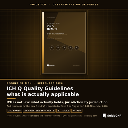 Quality Guidelines ICH Q: che cosa è davvero applicabile, e la readiness al nuovo Q1