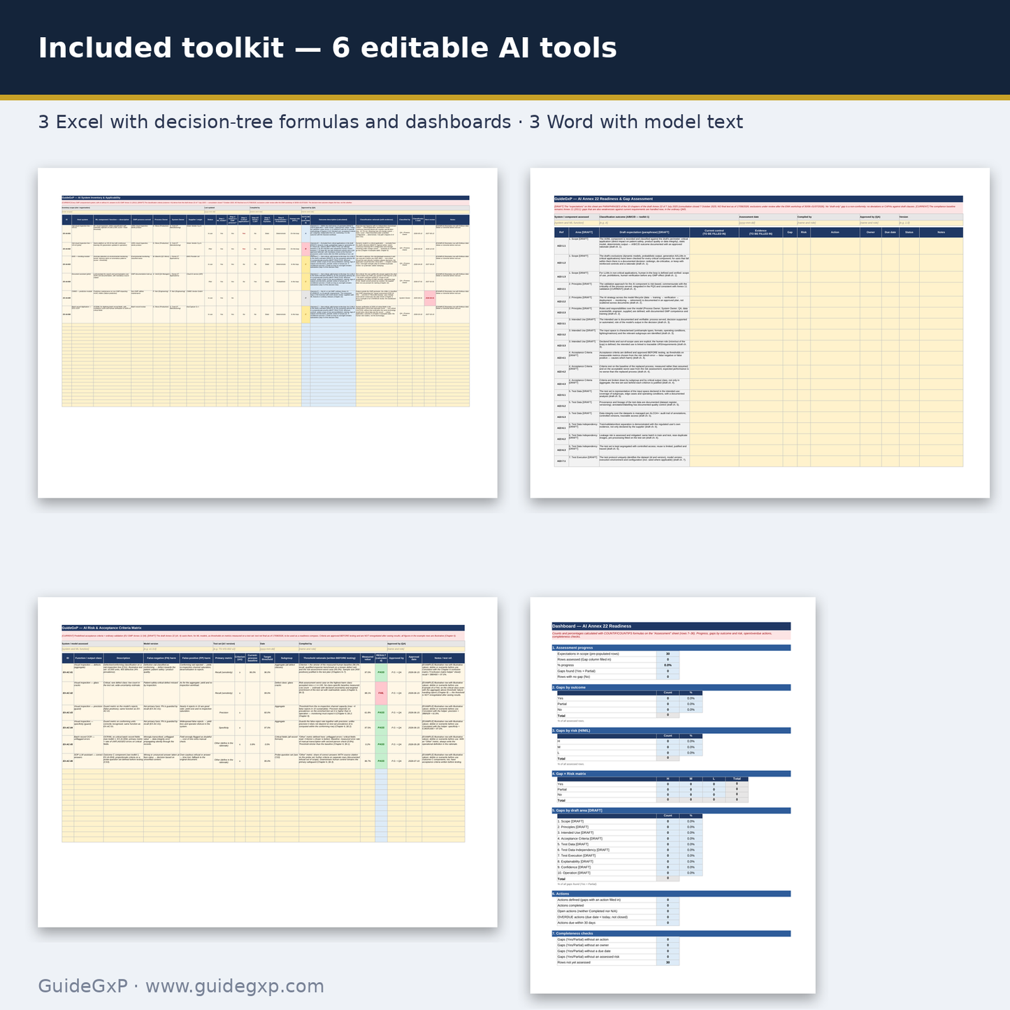 Guide Opérationnel de l'Intelligence Artificielle en Environnement GMP — Annex 22 Readiness