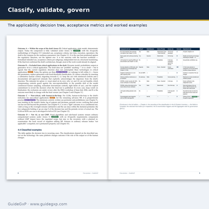 Guide Opérationnel de l'Intelligence Artificielle en Environnement GMP — Annex 22 Readiness