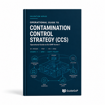 Contamination Control Strategy (CCS) – Guide Opérationnelle selon l’Annexe 1 EU GMP