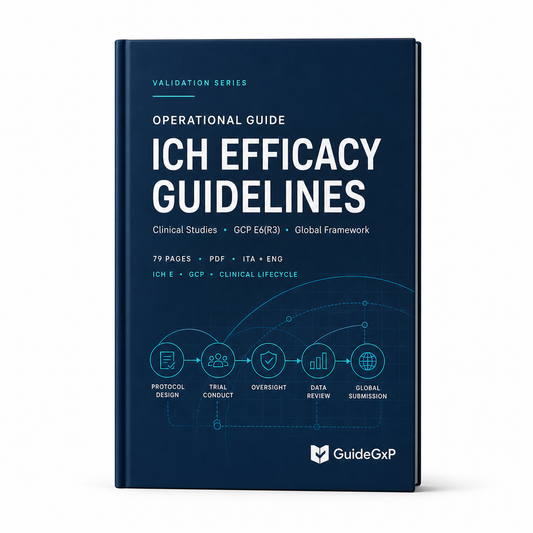 ICH Efficacy Guidelines E – Clinical Studies, GCP, E6(R3) &amp; Global Structure