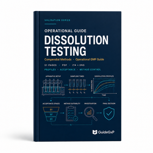 Dissolution Testing and Compendial Methods in GMP Pharmacopeias – Audit-Ready Operational Guide (USP, Ph. Eur.)