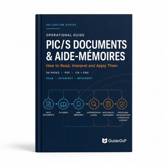PIC/S PI Documents, Aide-Memoires and Operational Guidelines: How to Read, Interpret and Apply Them