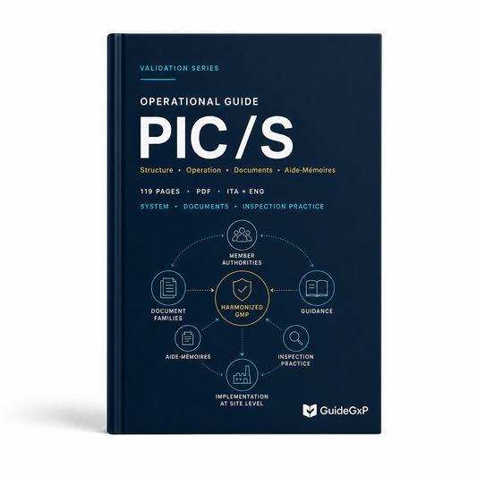 Introduction to PIC/S: Structure, Functioning, Documents and Aide-Memoires