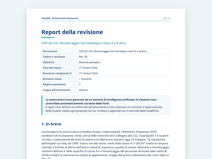 Informe para compartir