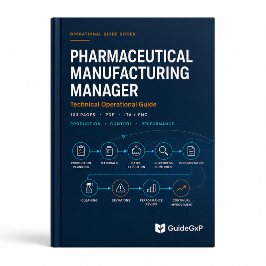 Technical Guide for Manufacturing Managers in Pharmaceutical Companies