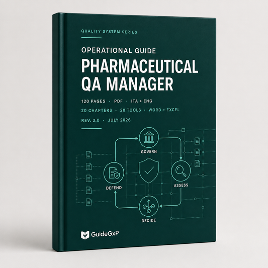 Operational Guide to the Role of the QA Manager in the Pharmaceutical Industry