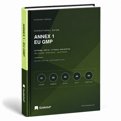 EU GMP Annexe 1 (2022) : la carte complète — Guide opérationnel GuideGxP