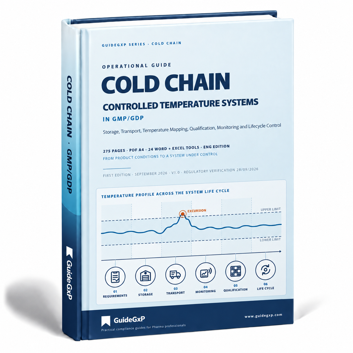 Operational Guide to Cold Chain & Controlled Temperature Systems in GMP/GDP (First Edition + Toolkit)