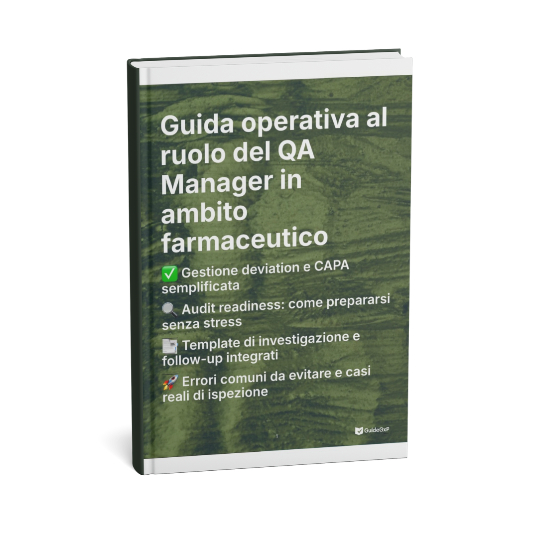 Guida Operativa QA Manager – Deviation, CAPA e Audit Readiness