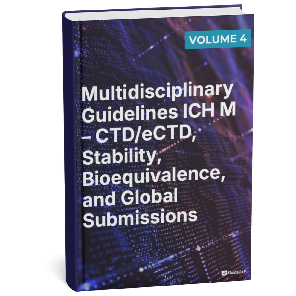 ICH Multidisciplinary Guidelines M – CTD/eCTD, Stability, Bioequivalen ...