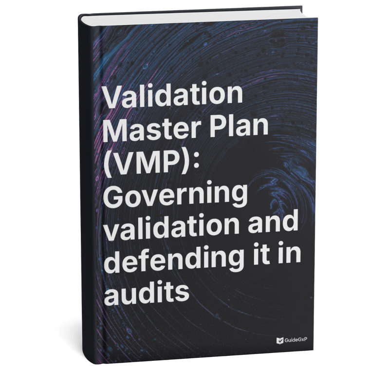GMP Validation Master Plan