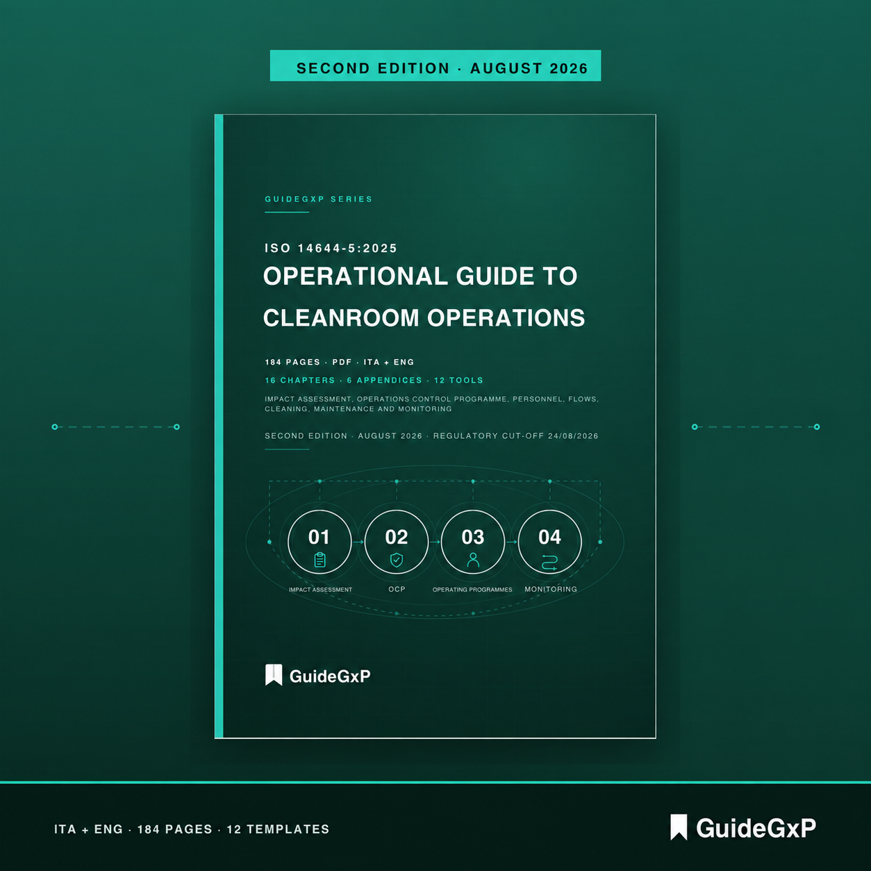 Guía operativa ISO 14644-5:2025 de operaciones en cleanroom, segunda edición con toolkit: la portada