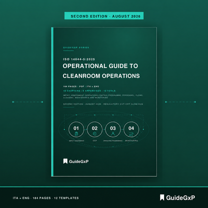 Guía operativa ISO 14644-5:2025 de operaciones en cleanroom, segunda edición con toolkit: la portada