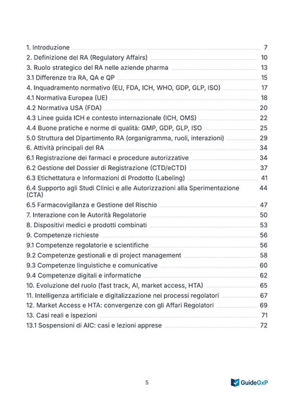 Guida completa ai Regulatory Affairs nell'Industria Farmaceutica