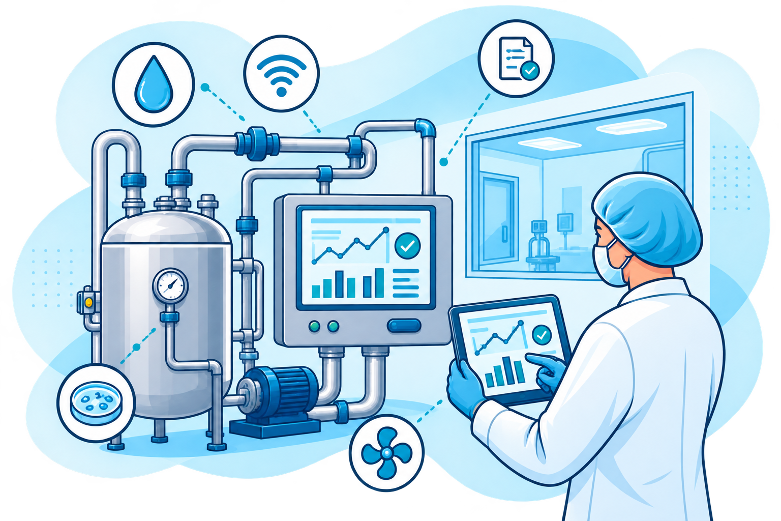 Pharma Engineering: GMP-Anlagen, Utilities, Environmental Monitoring und digitale Systeme